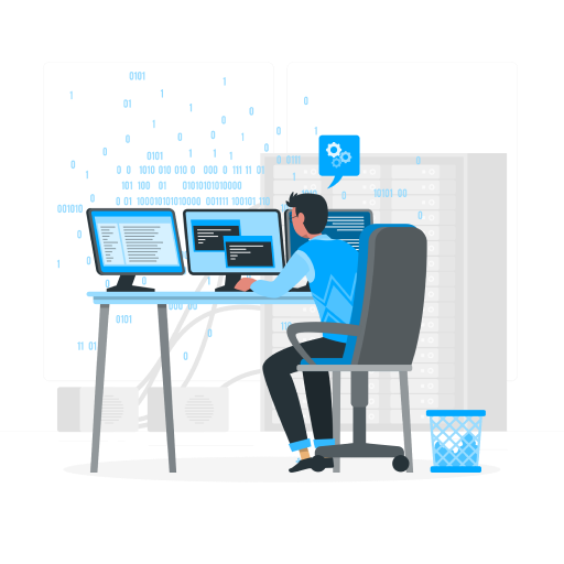 Программист за работой